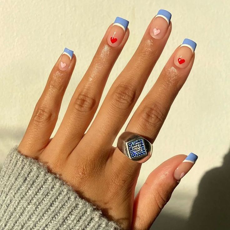 Simple 4Th Of July Nails